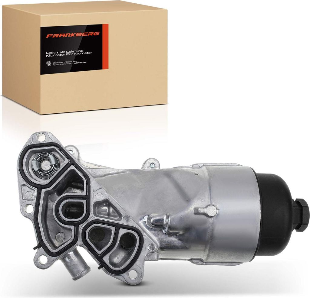 Frankberg 1x Ölkühler+Ölfilter für Citroën Berlingo C2 C3 C4 Xsara Ford Fiesta Focus 1.4L 1.6L