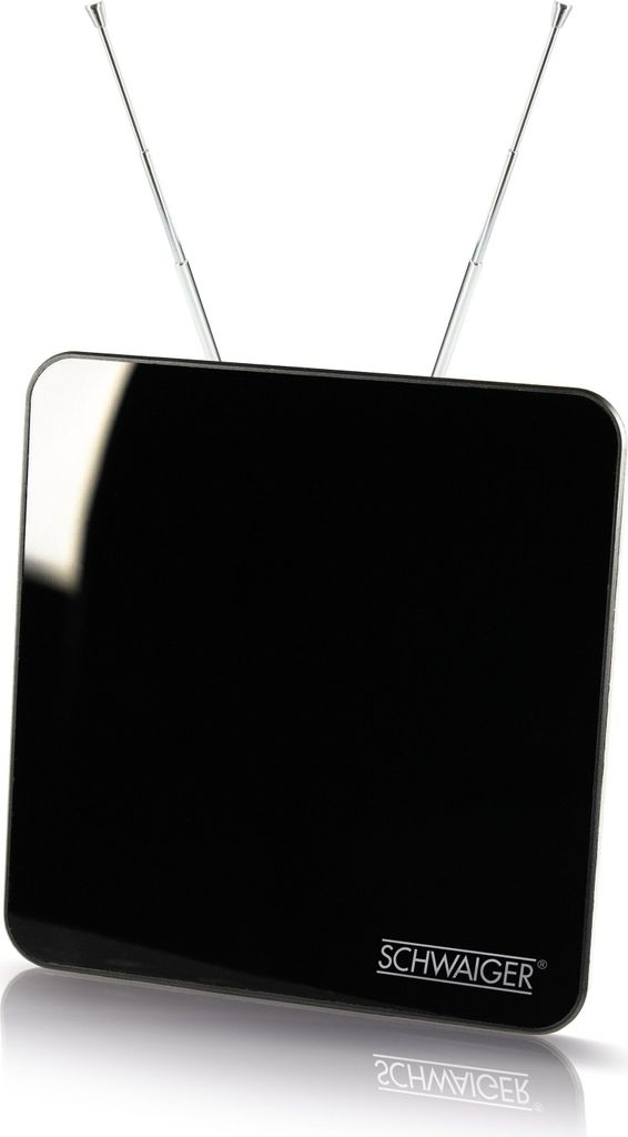 Schwaiger DVB-T Zimmerantenne DVB-T2, aktiv, max 45dB, DAB+ Produktbild 