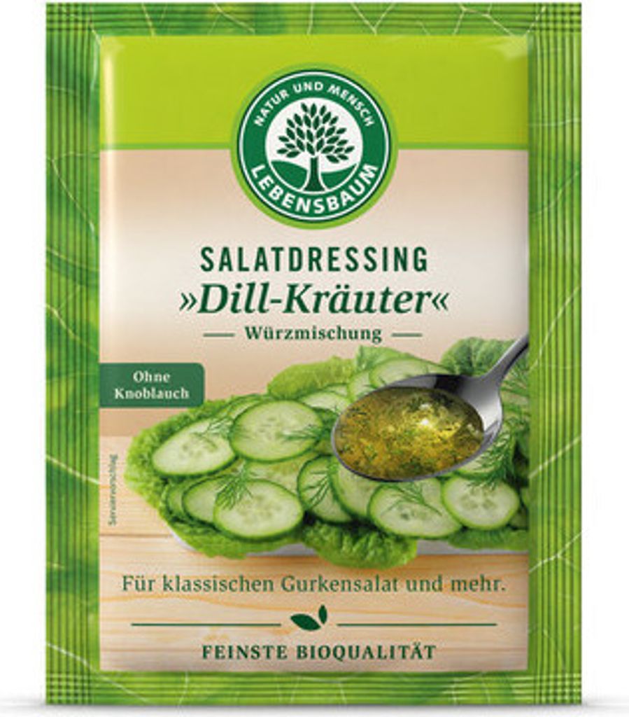 Salatdressing Gurkensalat 15g von Lebensbaum Produktbild 
