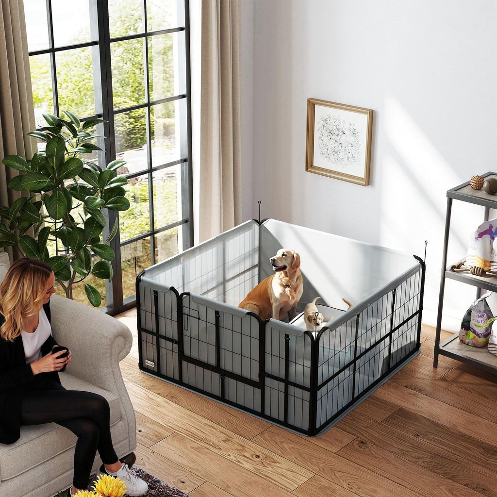 Cama para cachorros Sweiko, con base, fabricada con tejido Imagen del producto 