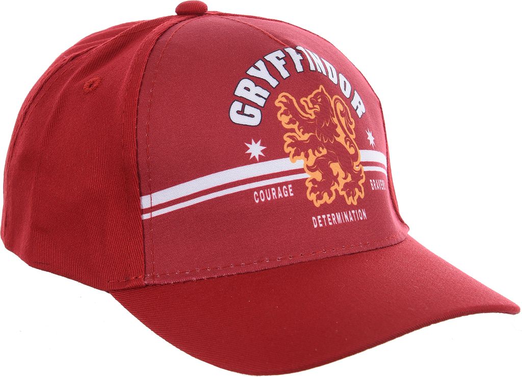 Harry Potter Gryffindor Junge Mädchen Baseball-Cap Mütze Kappe Sommer-Hut , Farbe:Rot, Größe:52