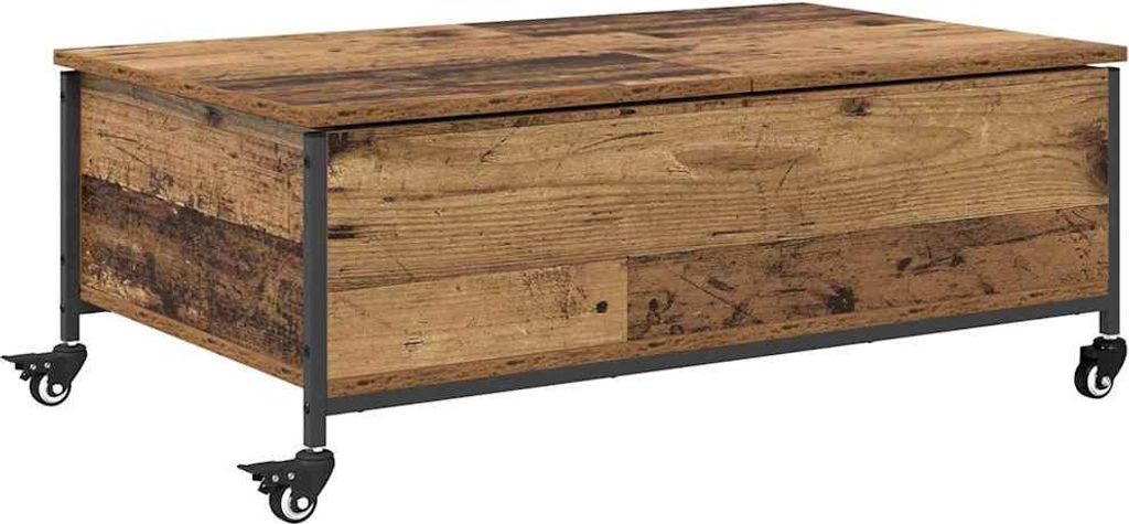 vidaXL Couchtisch Altholz 91 x 55 x 32 cm Holzwerkstoff