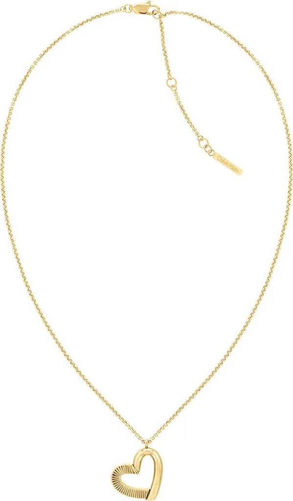 Collier pendentif femme Calvin Klein acier doré bijou tendance