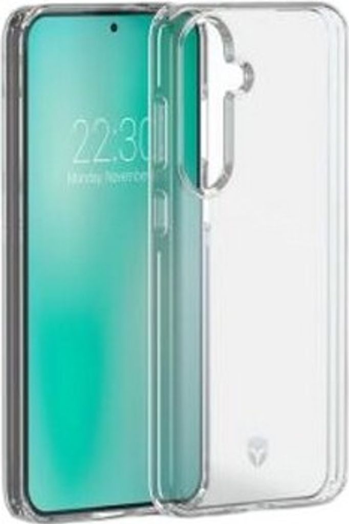 Force Case, Schutzhülle für Galaxy S24 Plus Verstärkt FEEL System Tryax 3D-Einsätze, Transparent