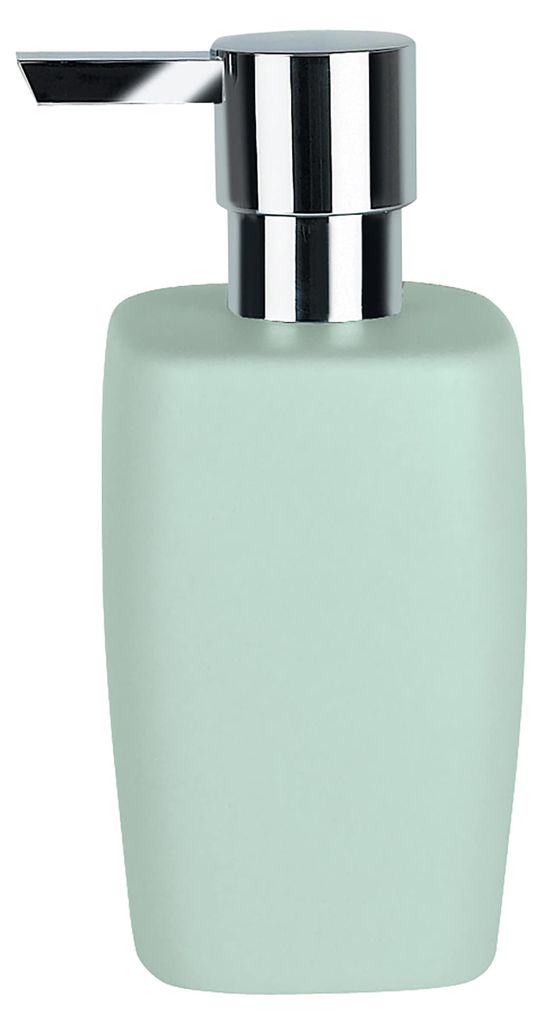 Seifenspender Porzellan 300ml mit Edelstahlpumpe Spirella Produktbild 