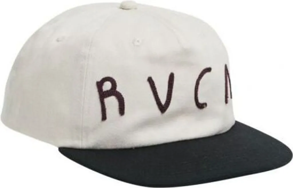 RVCA Home Made Snapback Cap Bianco - Cappellino Skater Regolabile