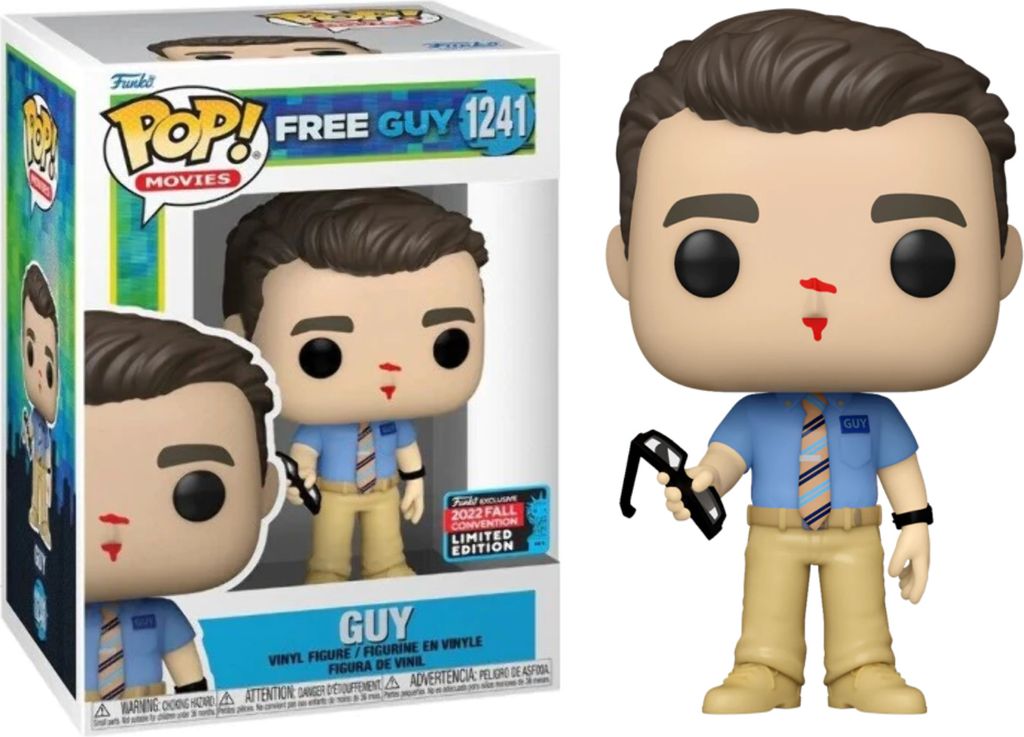 Funko Pop! Movies: Free Guy - Guy #1241 Convention Exclusive