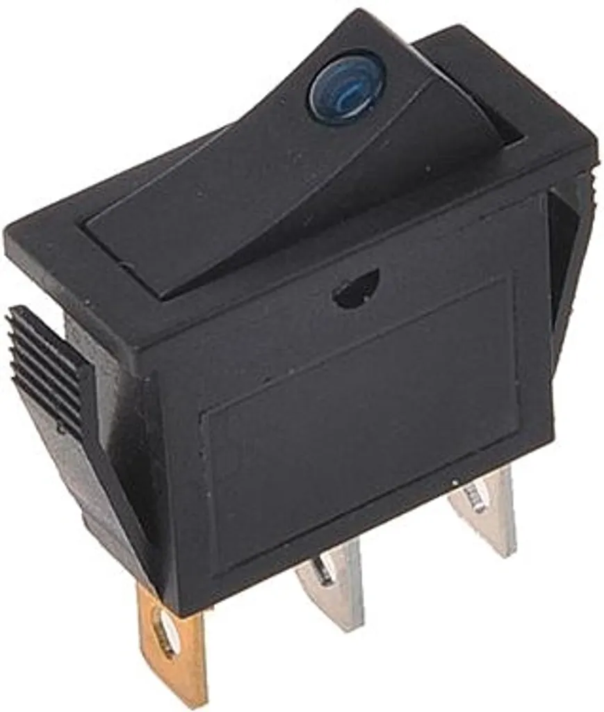 Interruttore Basculante LED Blu 12V 24V 10A per Auto e Camper