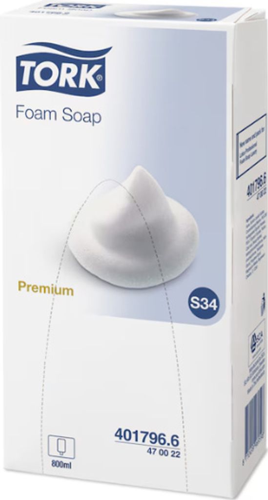 Tork 470022, Ruce, Pěnové mýdlo, Vyhlazující, Změkčující, Obrázek produktu 