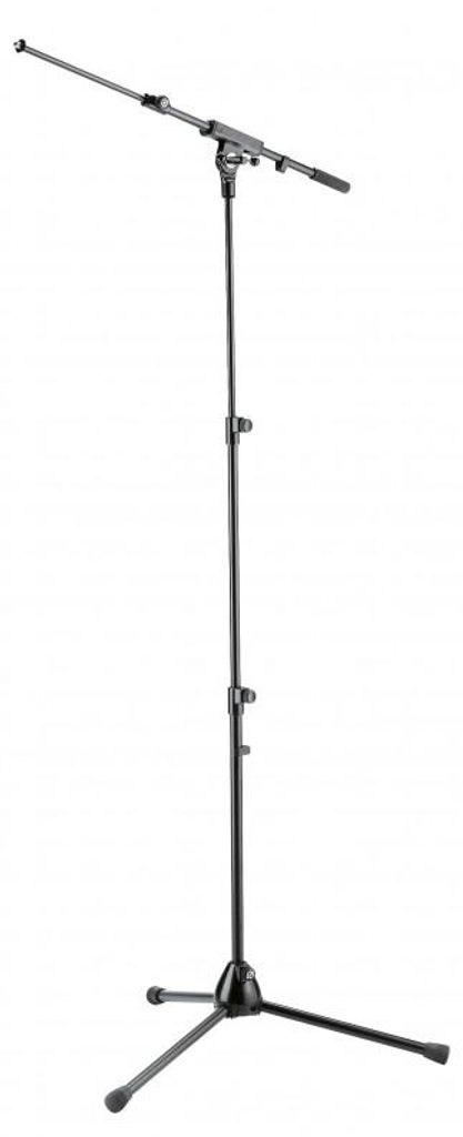 König & Meyer 252, Boom Mikrofonständer, Stativ-Basis, Schwarz, Stahl, Stahl, 3/8 Zoll