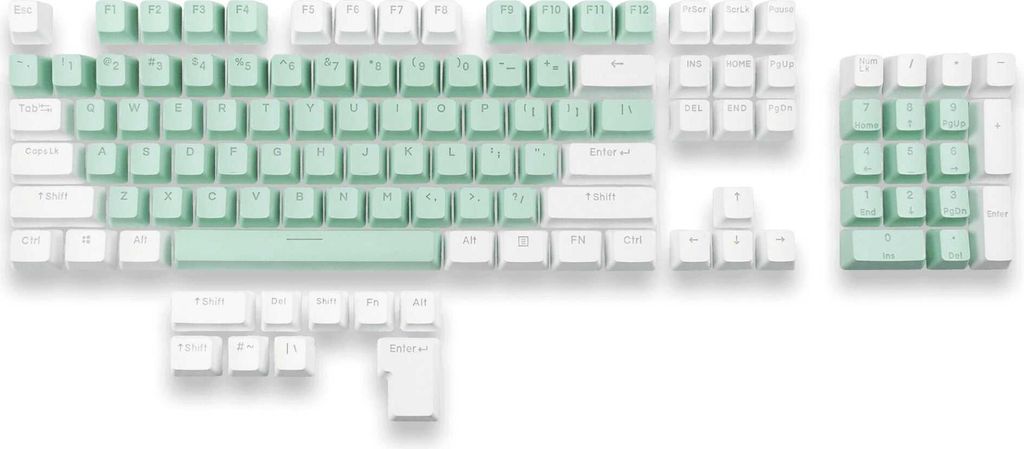 MOUNTAIN - Aquamarine B Backlit  Keycap set Produktbild 