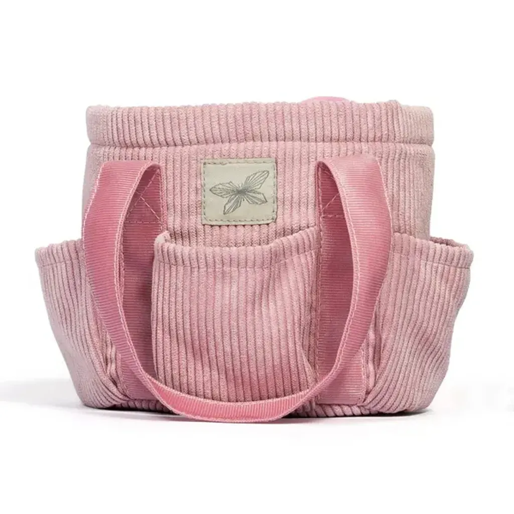 Sac de pansage rose Hobby Horse en velours côtelé pour enfant créatif