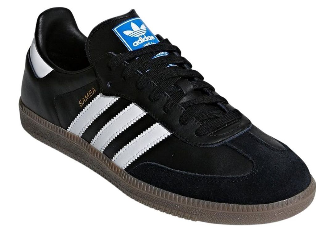 Adidas - Herren/Damen Uni Sneaker "Samba OG", Leder PP1313 (37 EU) (Schwarz)