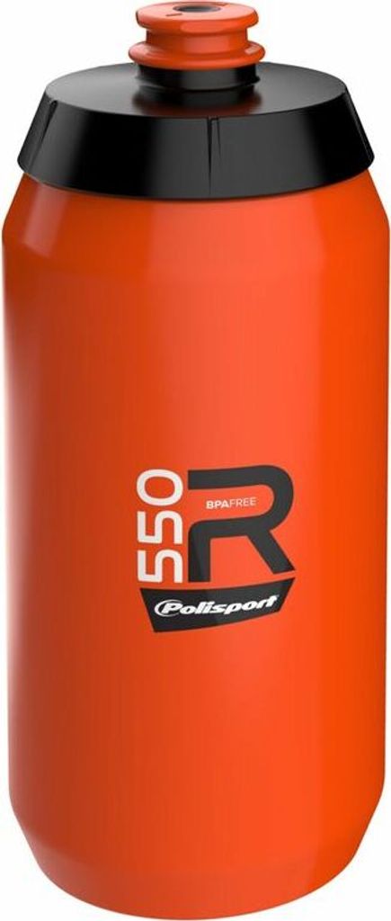 POLISPORT Wasserflasche R550 Orange Schraubverschluss 550ml