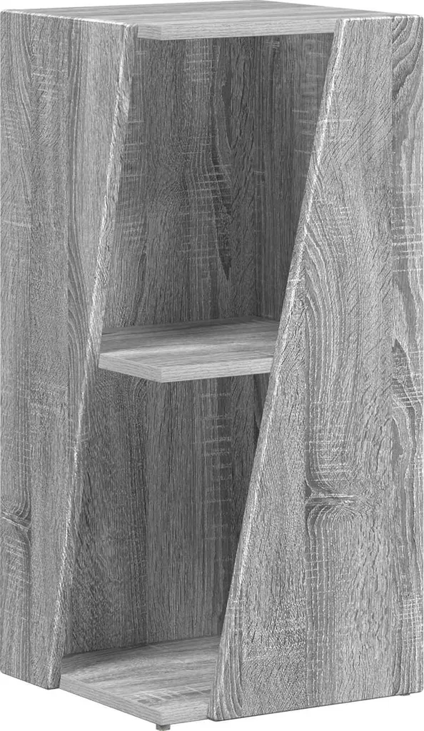 Petit meuble de rangement Gris Sonoma - Bibliothèque étroite de salon