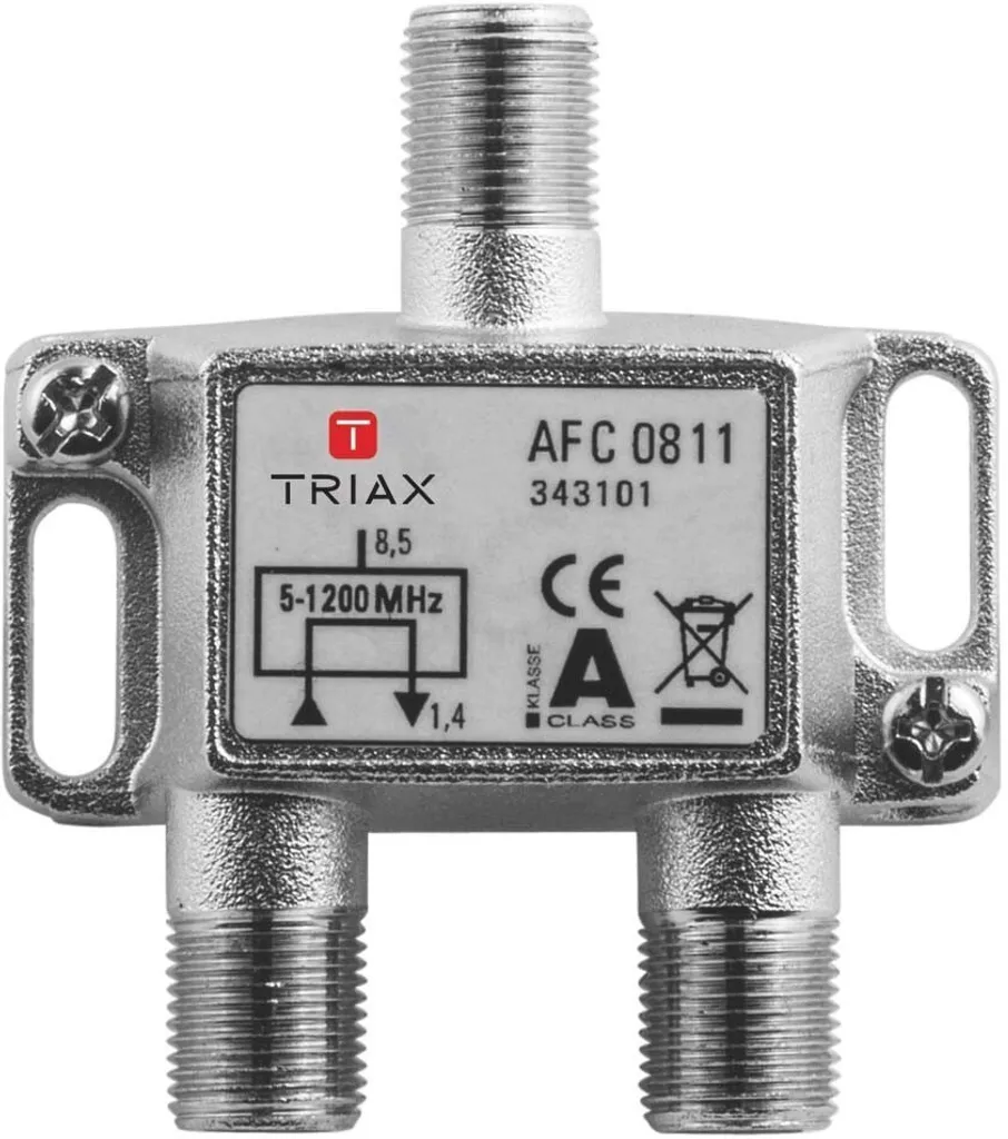 Prise distributeur AFC 0811 haute performance 1,2 GHz 8,5 dB blindé