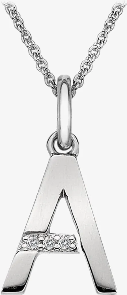 Pendentif Micro DP401 Diamants Chauds A Finition Brillante Argentée