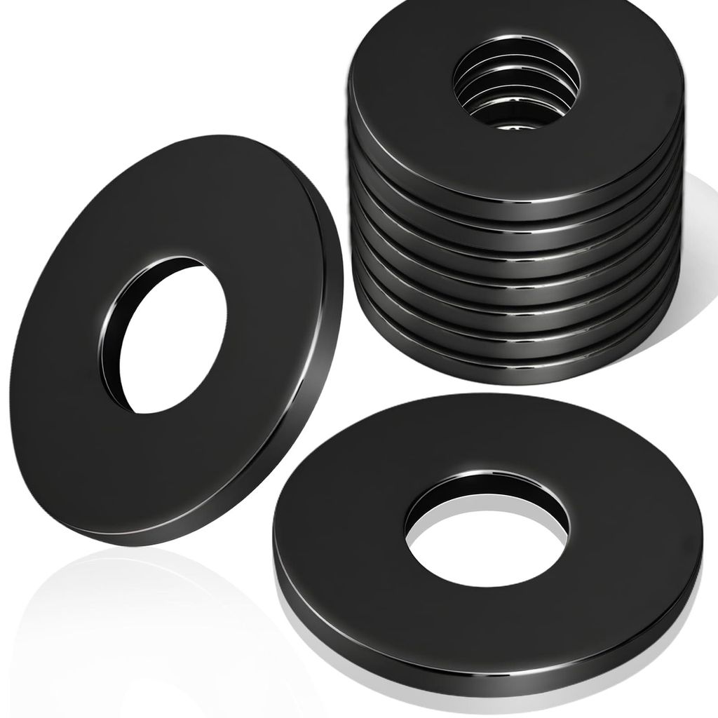 30 Edelstahlringe M8x24mm große Ringe DIN 9021 A2 V2A schwarze Ringe