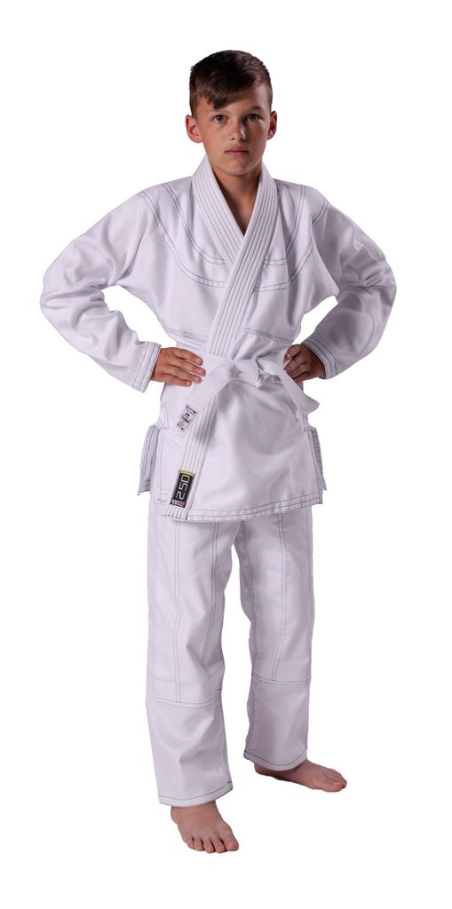 DANRHO Brazilian Jiu Jitsu Anzug 250 g Weiß 130