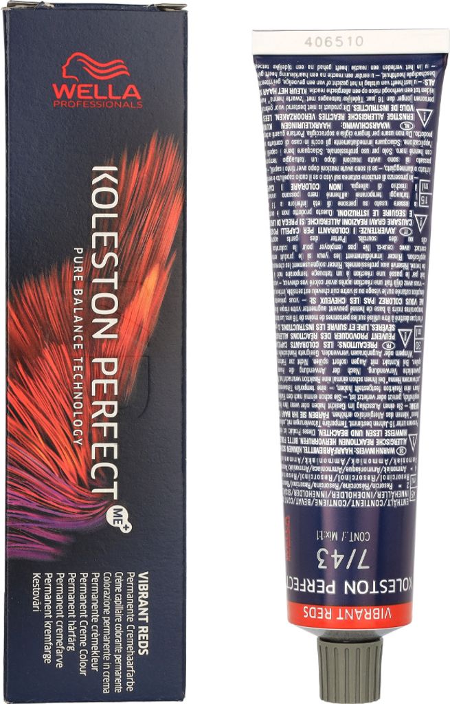 Wella Koleston Perfect Me+ Vibrant Reds, Braun, 7/43, Produktbild 
