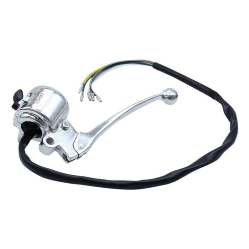 Kupplungsgriff Armatur Kupplungshebel silber für Suzuki K50 bis 1982
