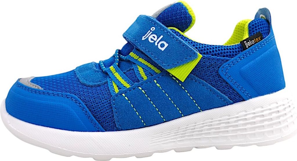 Jela Kinderschuhe Jungen Halbschuhe Klettschuh Blau Freizeit, Schuhgröße:35 EU