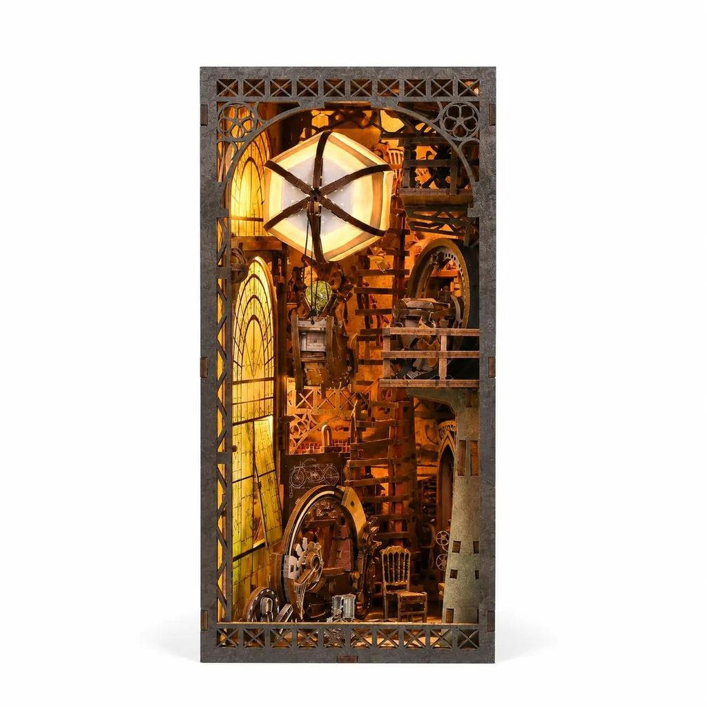 THAR Boekensteun Miniatuurhuis "Oom Peter's Magazijn" met Productafbeelding 