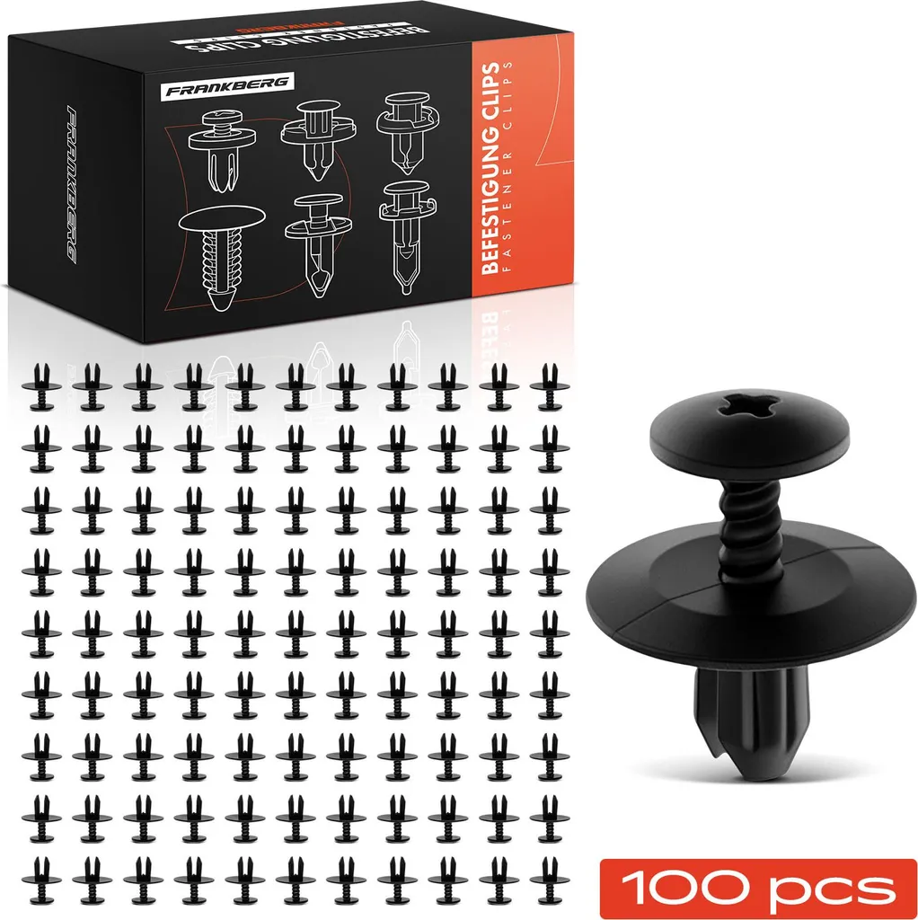 Kit de 100 fixations de carénage BMW pour réparer pare-chocs E36 E46 F30