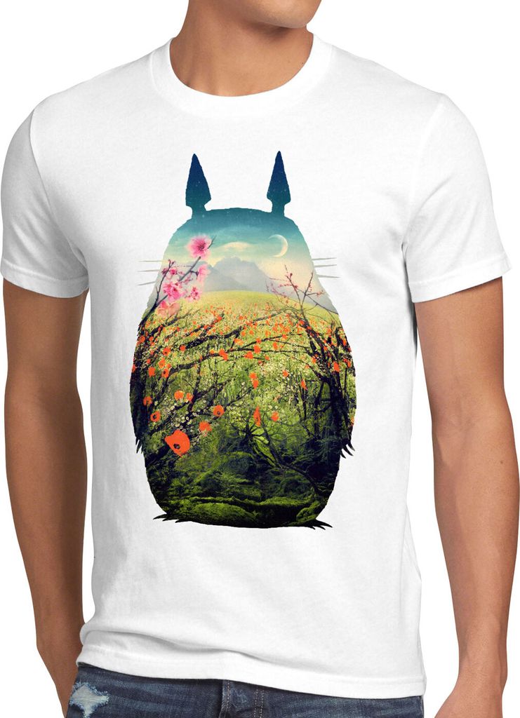 BaumwolleCloud Anime Sommertraum Herren T-Shirt nachbar tonari no anime cosplay japan