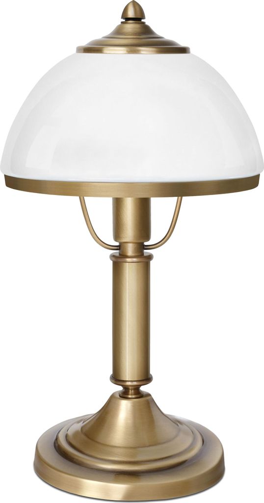 Messing Nachttischlampe artistisch dekorativ künstlerische Ausführung Designer-Nachttischlampe Kunstwerk Goldpatina H38cm Ø20cm E14 handgefertigt