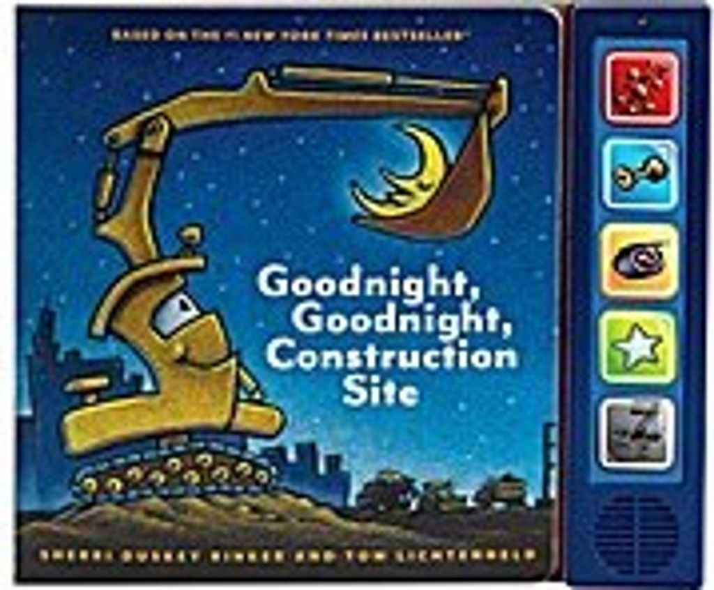 Goodnight Goodnight Construction Site Sound Book: (Construction Books for Kids, Books with Sound for Toddlers, Children's Truck Books, Read Aloud Book