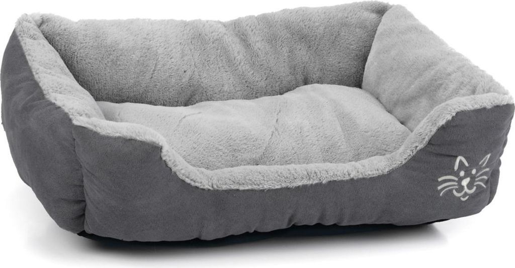 Beeztees Katzenbett Baboo 48 x 37 x 18 cm grau-hellgrau, Produktbild 