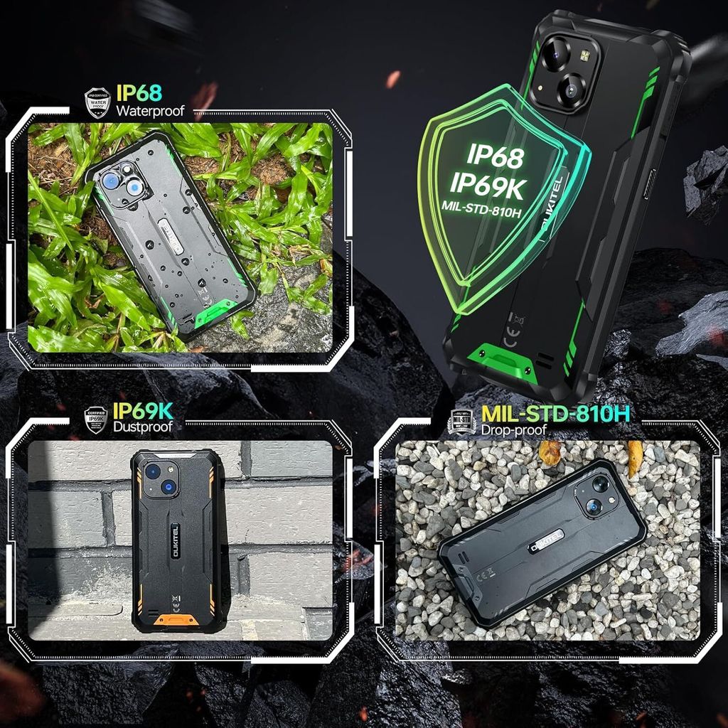 OUKITEL WP32 PRO Android 14 Outdoor Smartphone, 24GB+256GB Obrázok produktu 7