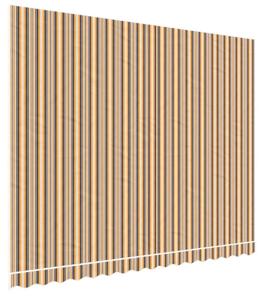 vidaXL Toile de store Multicolore Rayé 4x3 m Image du produit 