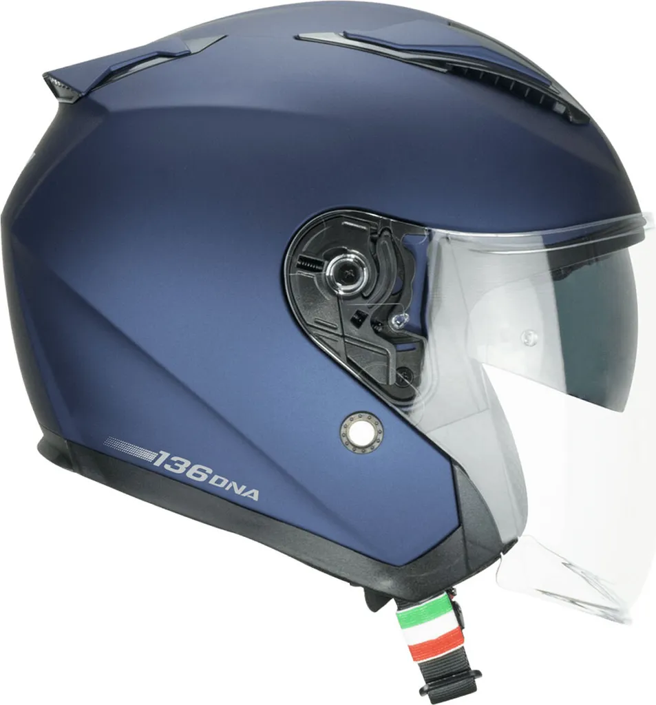 Casque Jet CGM 136A DNA MONO S Bleu - Dites adieu à la buée et au poids