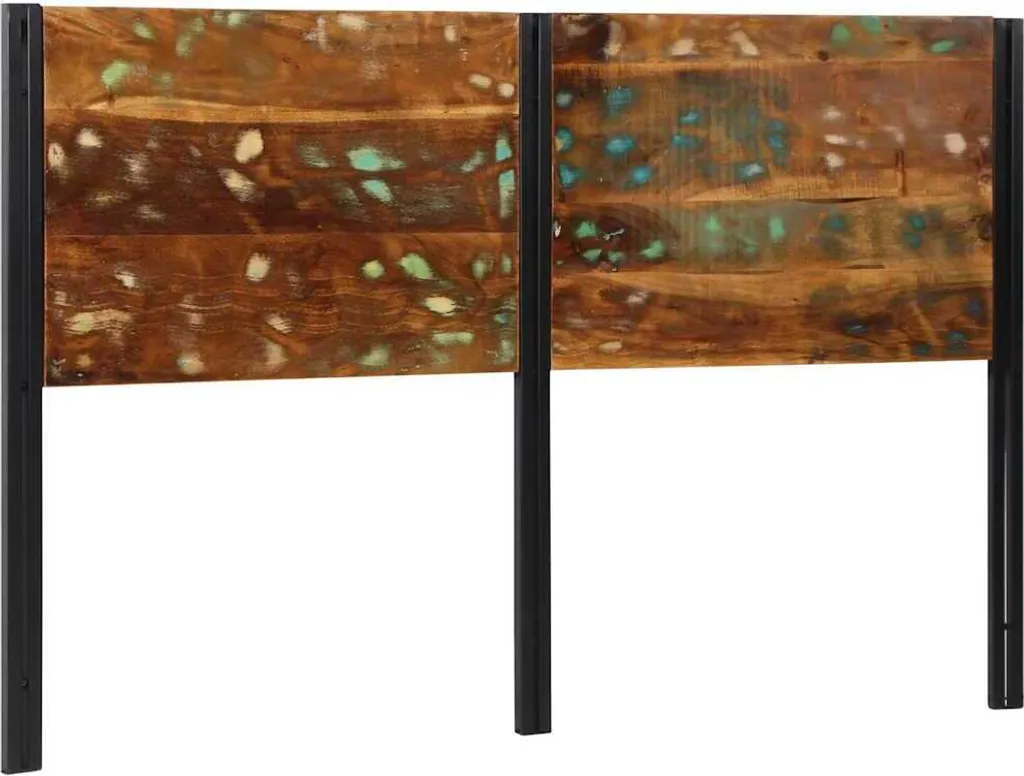 Testata Letto 160 cm in Legno e Ferro - Offerta Stile Industriale