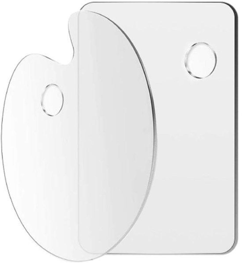 Acryl Palet mit Grifflochern für Ölmalerei Rechteckig für Anfänger