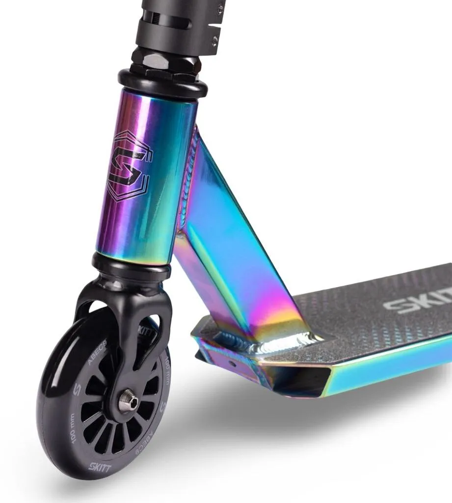 Trottinette freestyle de compétition SKITT ANARCHY Rainbow Multicolore - 7