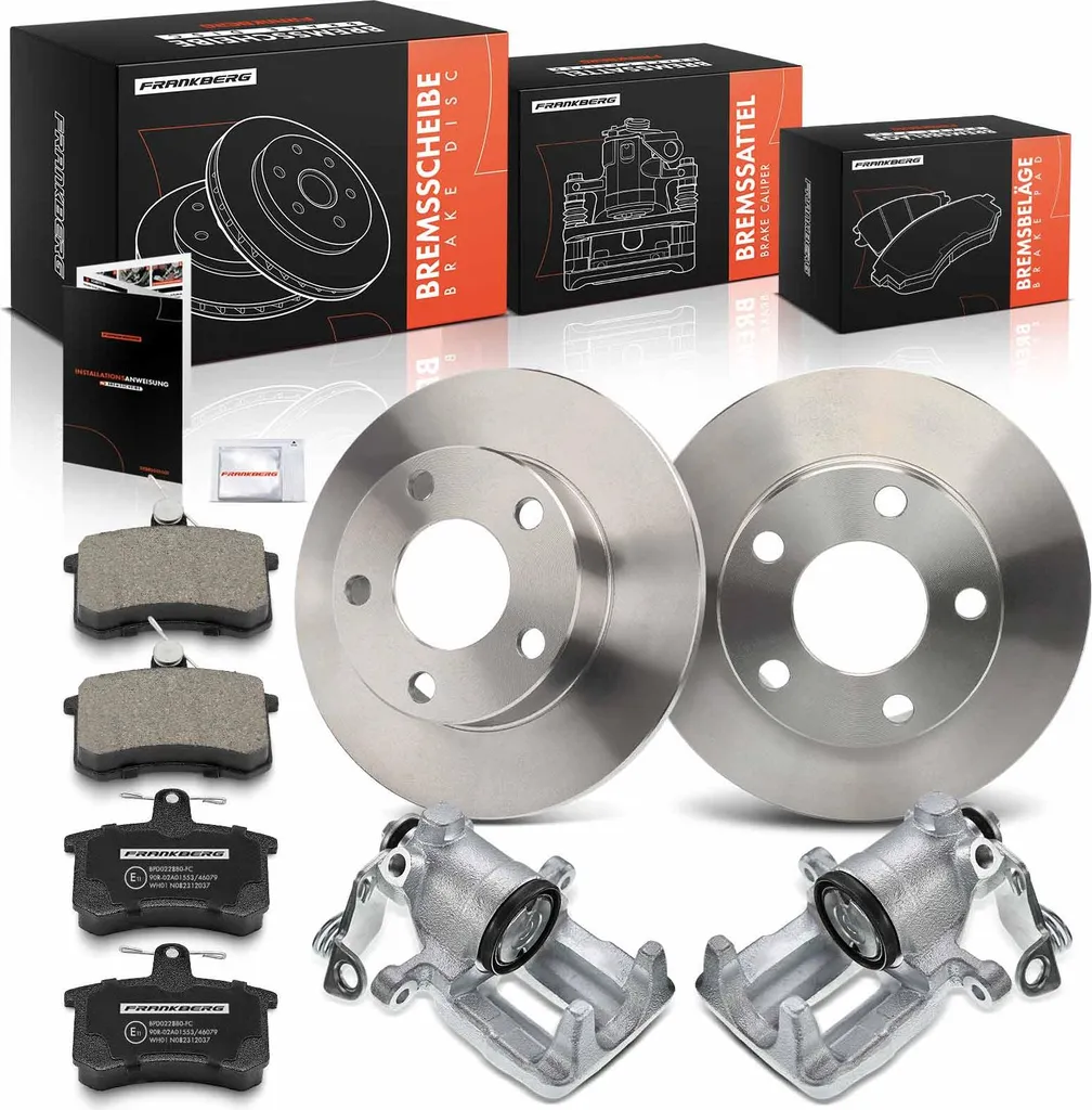 Kit Freins Arrière Audi A4 B5 : Étriers avec Disques et Plaquettes Durables