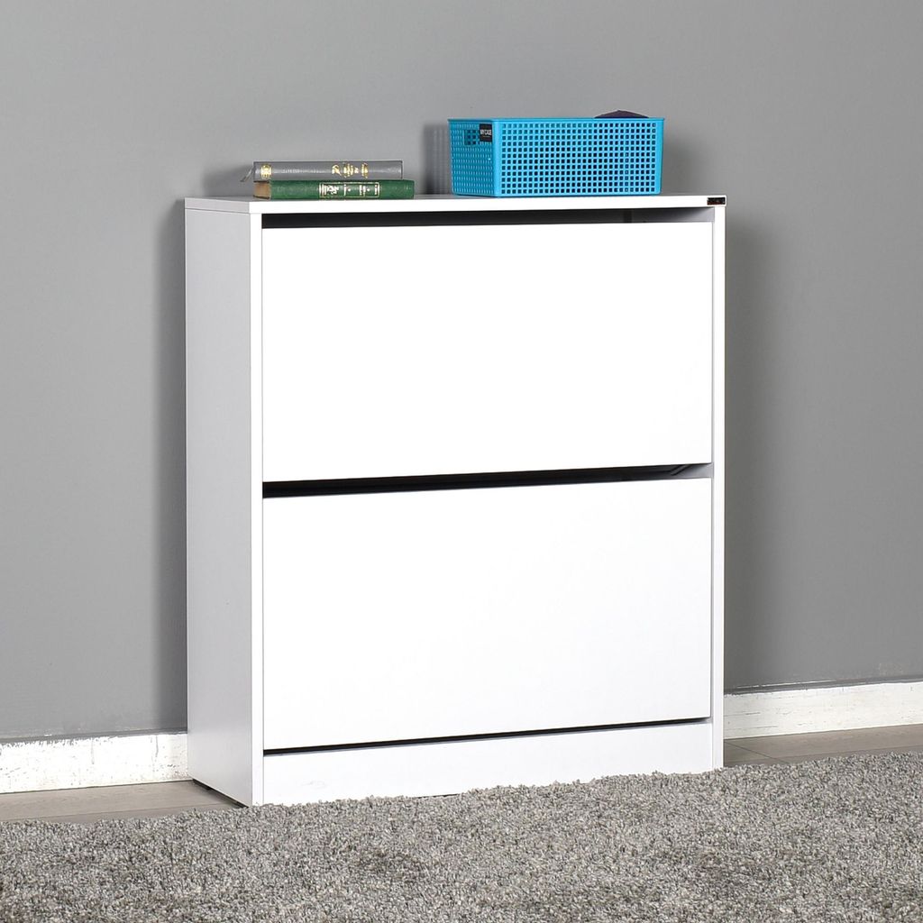 Skye Decor, Hochwertiger Schuhschrank, Weiß, 73 x 84 x 26 Produktbild 