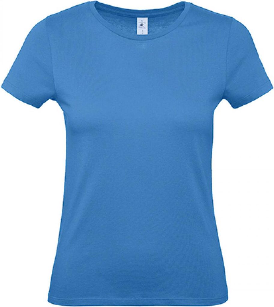 B&C TW02T | Damen T-Shirt / 100 - Farbe: Azure - Größe: M