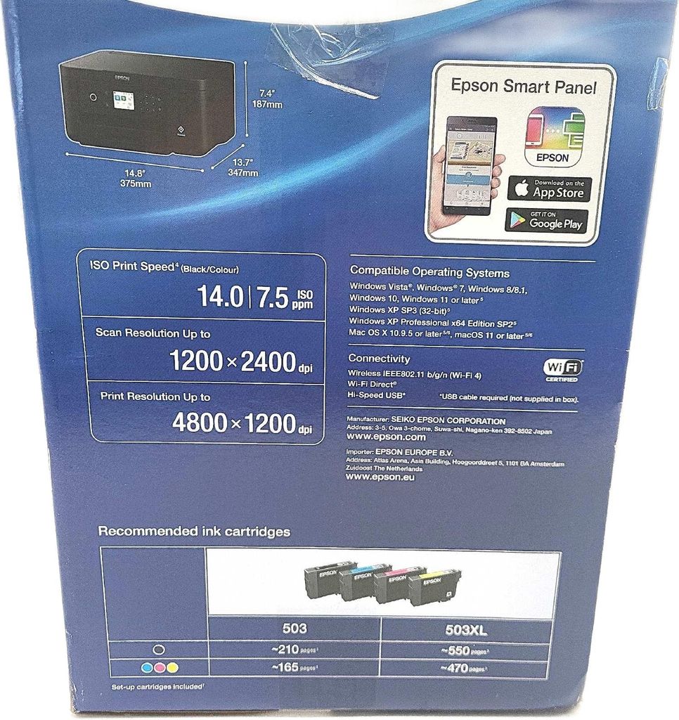 Epson Expression Home XP-5200, Tintenstrahl, Farbdruck, Produktbild 16