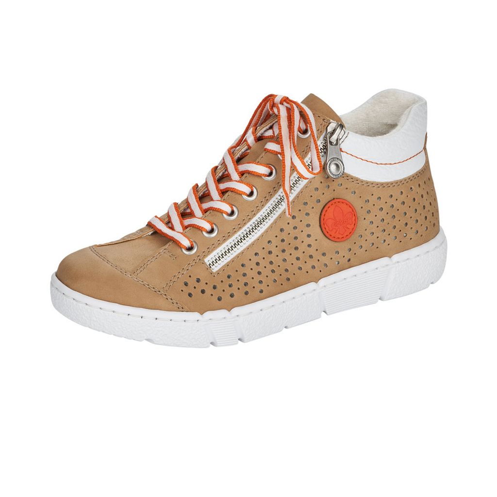 Rieker N1747-62 - Rieker Sneaker Beige Rieker Farbe: beige, Größe: 36,