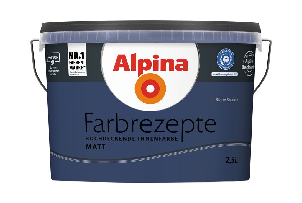 Alpina Farbrezepte Wandfarbe matt 2,5 L Farbwahl, Alpina Produktbild 