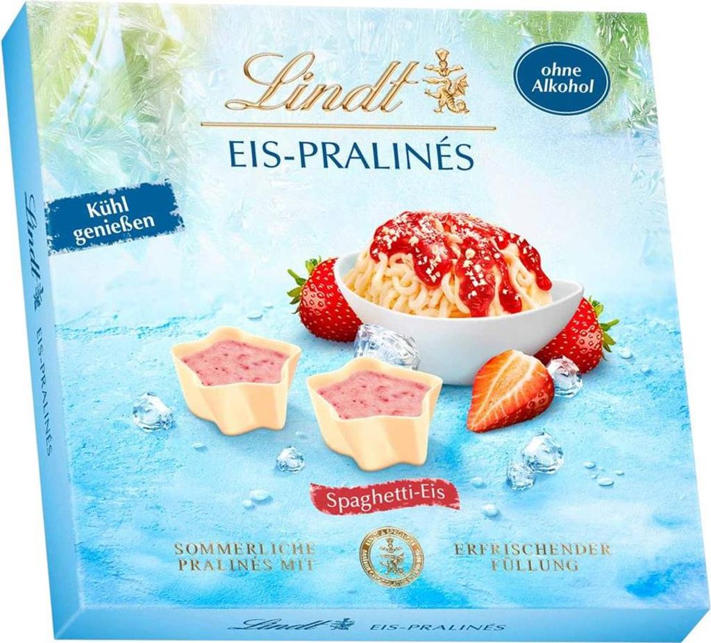 Lindt Eis-Pralinés Spaghetti-Eis 80g Sommer Edition Produktbild 