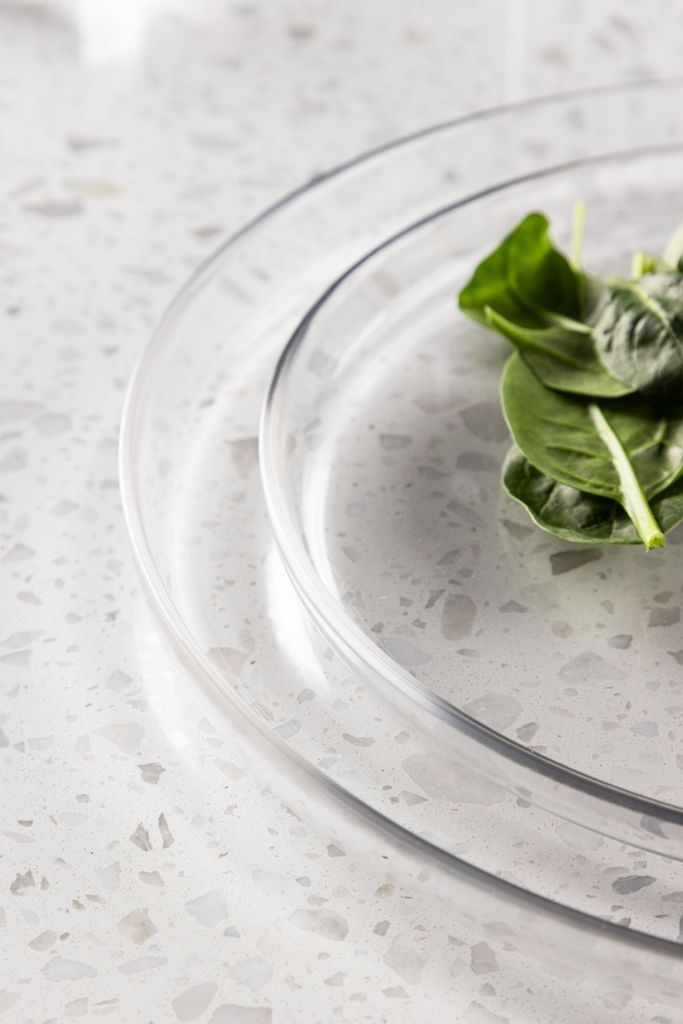 Assiettes Carrées En Verre Transparent H&H - Lot De 6, 25 Cm, Lavables Au Lave-vaisselle