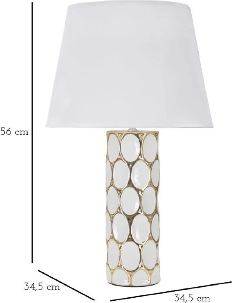 Lampe de Table Décorative Glam Carv Idéale pour Console et Buffet