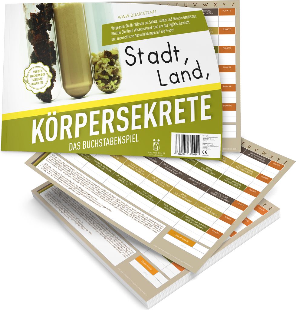 Stadt, Land, Körpersekrete Produktbild 