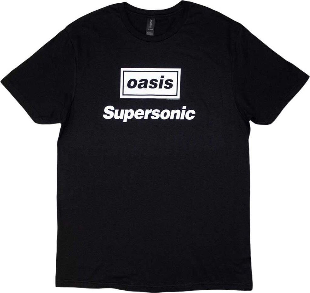 Oasis Supersonic Title Black M T-Shirt