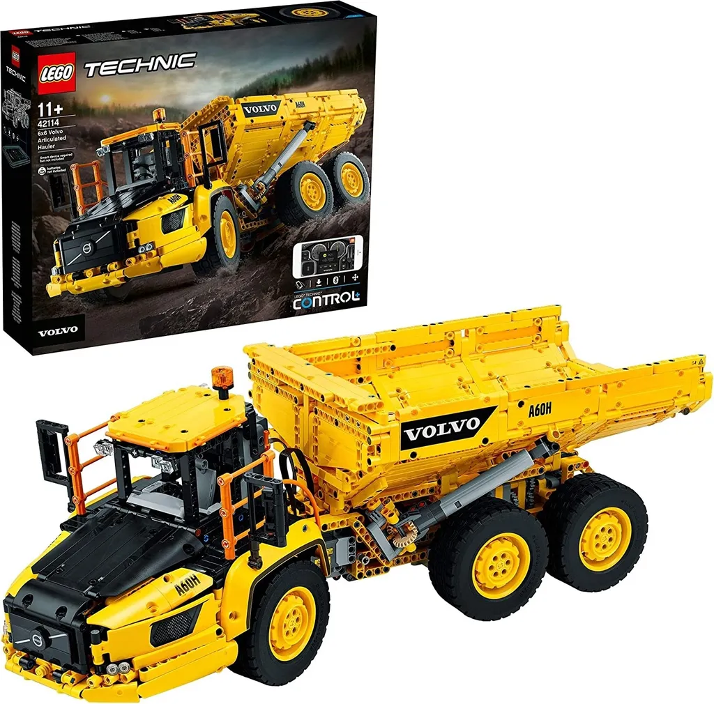 LEGO 42114 Technic Le tombereau articulé Volvo 6x6 télécommandé